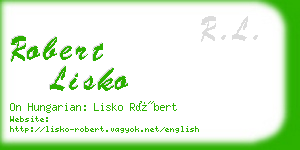 robert lisko business card
